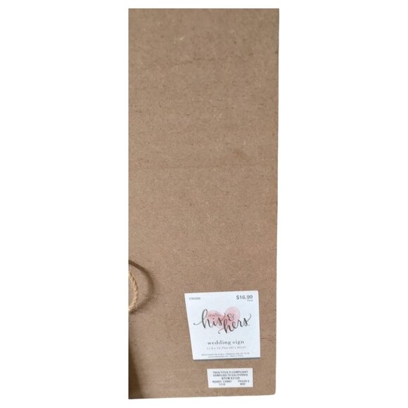 Welcome To Our Unplugged Ceremony Sign Rustic Wooden Wedding Decor 10" x 8" - Picture 5 of 7